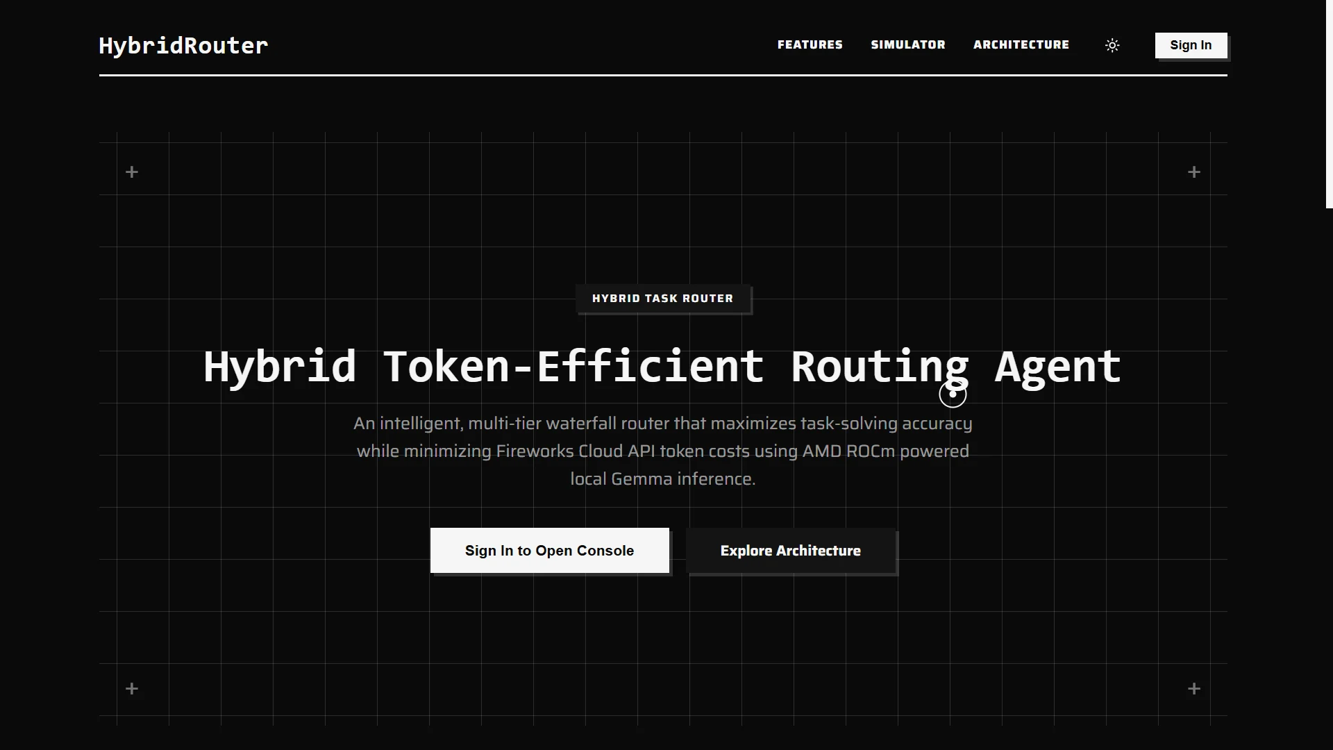 HybridRouter — placeholder project thumbnail