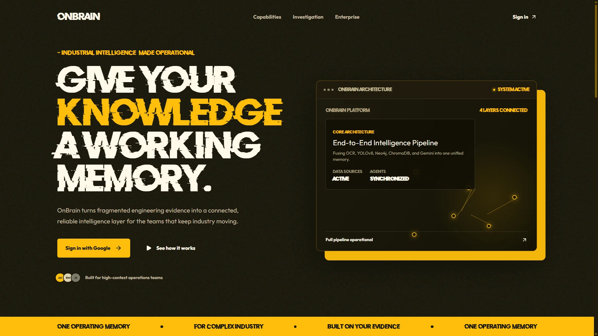 OnBrain — placeholder project thumbnail