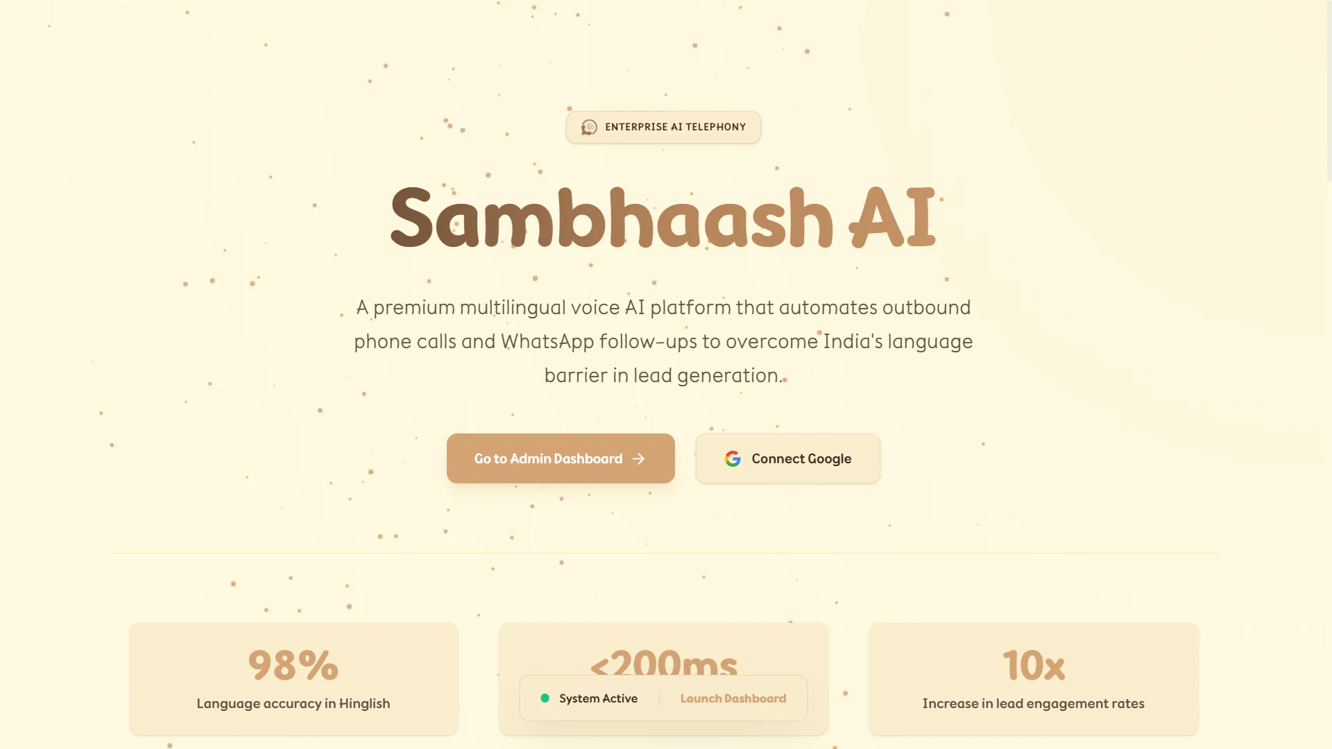 Sambhaash AI — placeholder project thumbnail